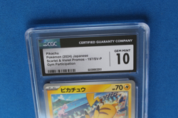 2024 POKEMON JAPANESE SCARLET & VIOLET PROMOS PIKACHU 197/SV-P CGC 10 - Image 2