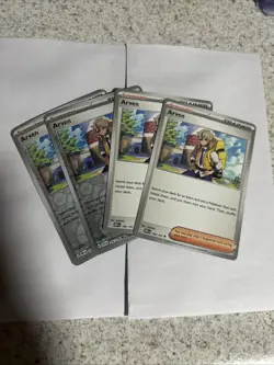 [4x Playset] Arven 166/198 Sv01: Scarlet & Violet Base Set POKEMON TCG - Image 1