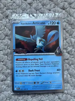 Team Rocket's Articuno 051/182 Pokemon Destined Rivals Stamped Promo (Best Buy) - Image 1