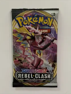 Pokemon TCG: Sword & Shield Rebel Clash Booster Pack CCG Art1 New! 820650806810 - Image 1