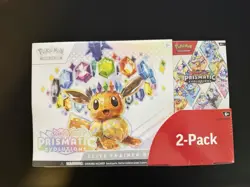 Pokemon TCG Scarlet & Violet Prismatic Evolution ETB And Booster bundle Costco B - Image 1