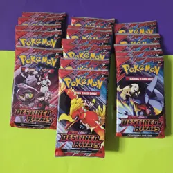 17 Pokemon Destined Rivals + 12 mega evolution Booster Pack brand new sealed - Image 1