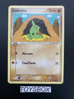 Carte Pokemon Embrylex 63/101 / Bloc EX Ile Des Dragons / TBE FR - Image 2