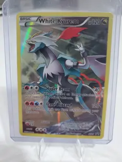 White Kyurem Full Art Promo XY81 XY Holo LP Pokemon TCG - Image 3