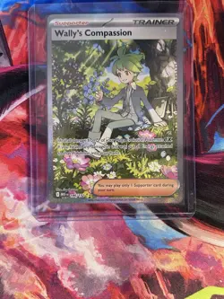 Wally's Compassion 186/132 - Mega Evolution - Illustration Rare - Pokemon - NM - Image 1