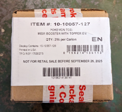 Pokemon - Mega Evolution - ENHANCED Booster Box (x6) CASE - IN HAND - SEALED NEW - Image 1