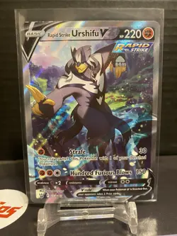 Pokemon - Rapid Strike Urshifu V Alt Full Art 153/163 - SWSH05 Battle Styles NM - Image 1
