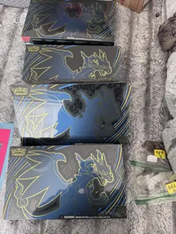 4X Pokemon Mega Charizard X ex Ultra-Premium Collection Box Lot - Image 2