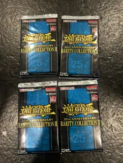 4x YUGIOH! 25th Anniversary Rarity Collection 2 *4 Packs Total New Sealed - Image 1