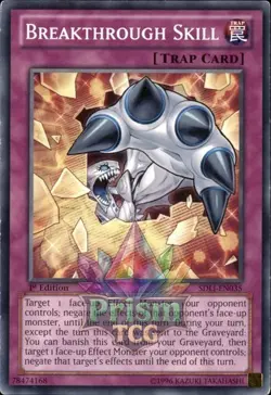 1st Ed Breakthrough Skill SDLI-EN035 Yugioh - Image 1