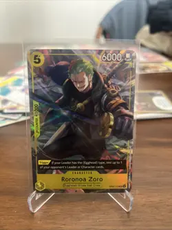 One Piece Roronoa Zoro OP07-113 Illustration Box Vol. 3 Promo - Image 1