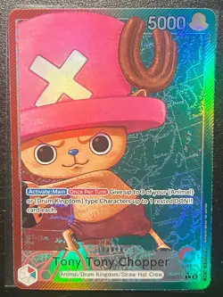 Tony Tony Chopper Alt Art Leader OP08-001 Two Legends English One Piece CCG - Image 1