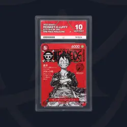 ACE 10 ONE PIECE Red Magazine Promo Monkey D Luffy ST21-014 2025 Japanese - Image 1