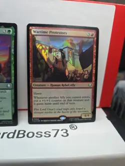 Wartime Protestors Avatar: The Last Airbender Foil 0160 + Free Foil Card - Image 3