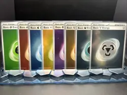 151 Cosmos Holo Energy Set 8 Card NM Full Set Collection Pokemon SV SVE 001-008 - Image 1