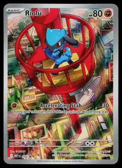 Pokemon Card - Riolu Mega Evolution Promo 010 Holo Illustration Rare - Image 1