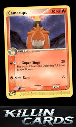 Camerupt 24/97 Pokemon Uncommon Dragon Card LP - Image 1