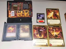 World Of Warcraft Heroes Azeroth, Dark Portal, Onyxias Lai Trading Card Game Lot - Image 2