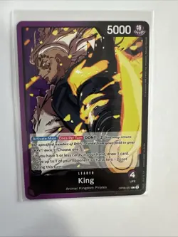 King (ENG)- One Piece: Two Legends Card Game - OP08-057 - Leader NM - Image 1