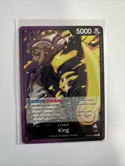 King (ENG)- One Piece: Two Legends Card Game - OP08-057 - Leader NM - Image 3