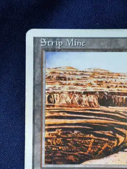 Magic the Gathering Strip Mine 4th Edition Colorless Uncommon Land Card -HP/MP - Image 2