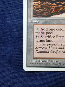 Magic the Gathering Strip Mine 4th Edition Colorless Uncommon Land Card -HP/MP - Image 5