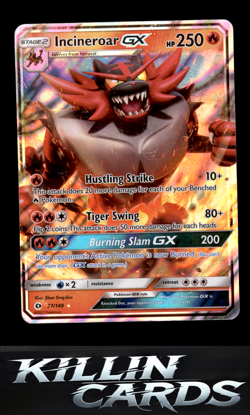 Incineroar GX 27/149 Pokemon Ultra Rare SM Base Set Card DM - Image 1