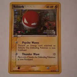 Pokemon Voltorb EX Team Rocket Returns 80/109 Reverse Holo 40HP 2004 TCG Card - Image 1