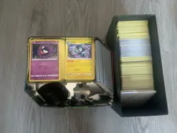 Pokemon Bulk Lot 800+ Cards, Tin And Pins - Image 1