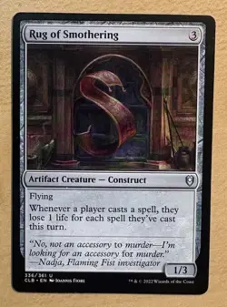 MTG Rug Of Smothering Card, Baldur’s Gate - Image 1