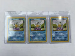 Pokemon Base Set Original Squirtle Lot of 3 Cards. NM-NP. WOTC - Image 1