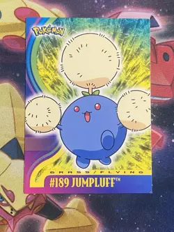 Pokemon Card - Jumpluff #189 - Johto Series - Topps LP - Image 1