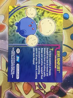 Pokemon Card - Jumpluff #189 - Johto Series - Topps LP - Image 2