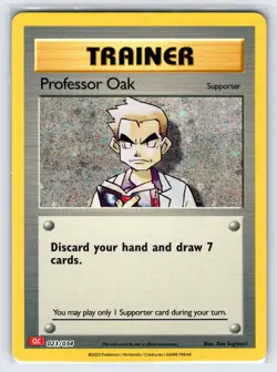 Professor Oak 023/034 CLV 2023 Pokemon Classic Collection Pokemon Card Holo - Nm - Image 1
