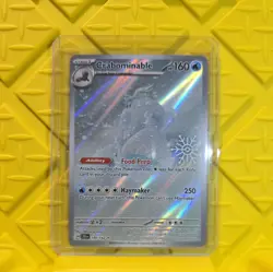 Crabominable 149/142 SCR Holiday Calendar Illustration Rare Pokemon Card NM - Image 1