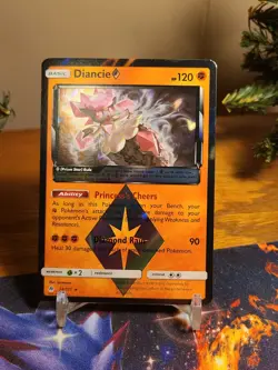 Pokemon Diancie Prism Star TCG 74/131 Sm-Forbidden Light Holo Card - Image 1