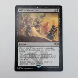 Will of the Abzan MTG Rare Magic: The Gathering Tarkir: Dragonstorm Commander - Image 1