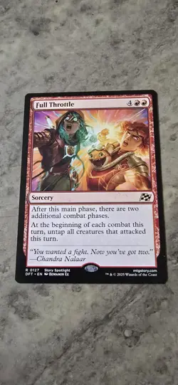 Full Throttle Aetherdrift Regular Sorcery Rare MTG NM - Image 1