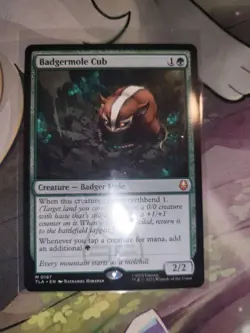 Magic The Gathering Avatar Badgermole Cub 0167 NM - Image 1