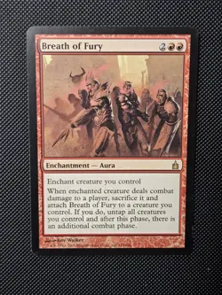 MTG Breath of Fury - Ravnica (2005) - Regular Lightly Played - Image 1