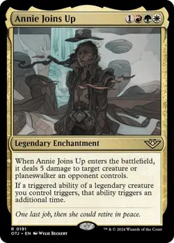 NM Annie Joins Up, MTG, OTJ, Magic the Gathering, 191 - Image 1