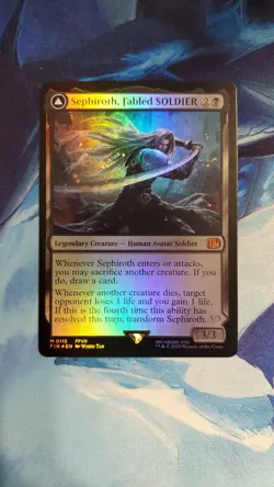 Sephiroth, Fabled SOLDIER Final Fantasy FOIL MTG 0115 Magic The Gathering - Image 1