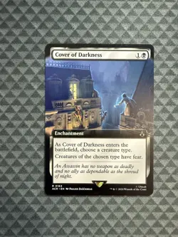 MTG Cover of Darkness #0163 Ext. Art R Universes Beyond: Assassin’s Creed (ACR) - Image 1