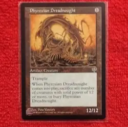 Magic: The Gathering Phyrexian Dreadnought Artifact Mirage Rare 1996 English - Image 1