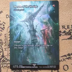Thrum of the Vestige / Lightning Bolt - Final Fantasy - NM (see pics) MTG - Image 1