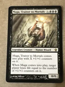 Maga Traitor To Mortals X1 Saviors Of Kamigawa Ex+ Condition See Front/back Pics - Image 1