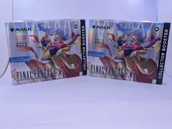 MAGIC THE GATHERING FINAL FANTASY COLLECTOR BOOSTER OMEGA BOX LOT(2) - Image 1