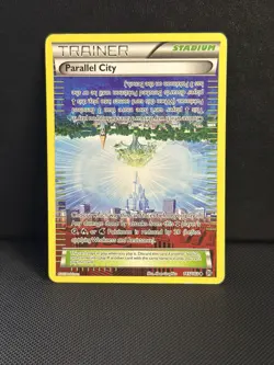 Pokemon TCG 2015 Trainer Stadium Parallel City 145/162 Regular Uncommon - Image 1