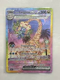 Alolan Exeggutor ex NM SIR 242/191 Sv08: Surging Sparks Pokemon TCG *READ DESCR* - Image 1
