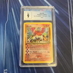 Ho-oh 1st Edition 7/64 Neo Revelation Pokemon Holo Rare CGC 9 MINT - Image 1